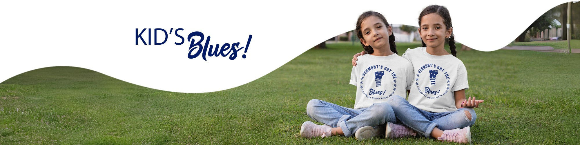 Kid's Blues collections desktop banner