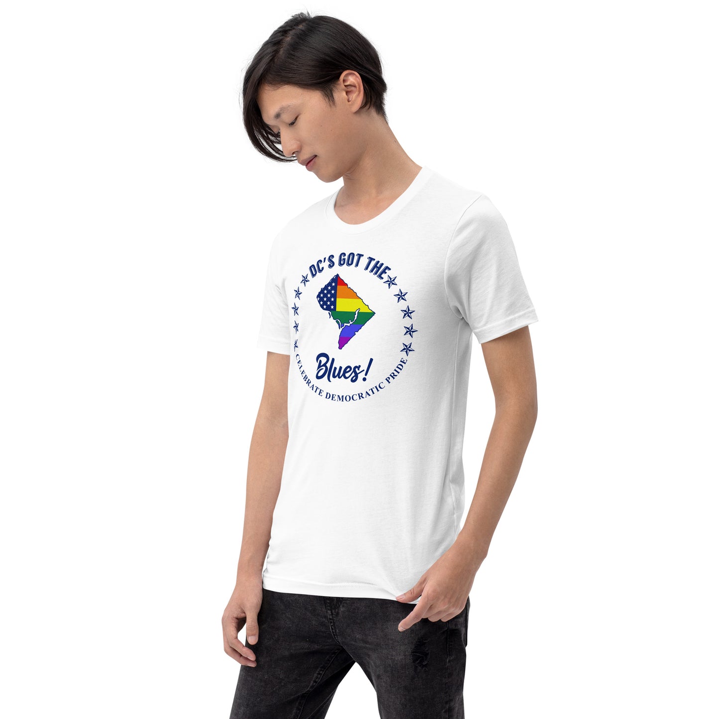 Washington, DC TRUE PRIDE Classic Tee front left