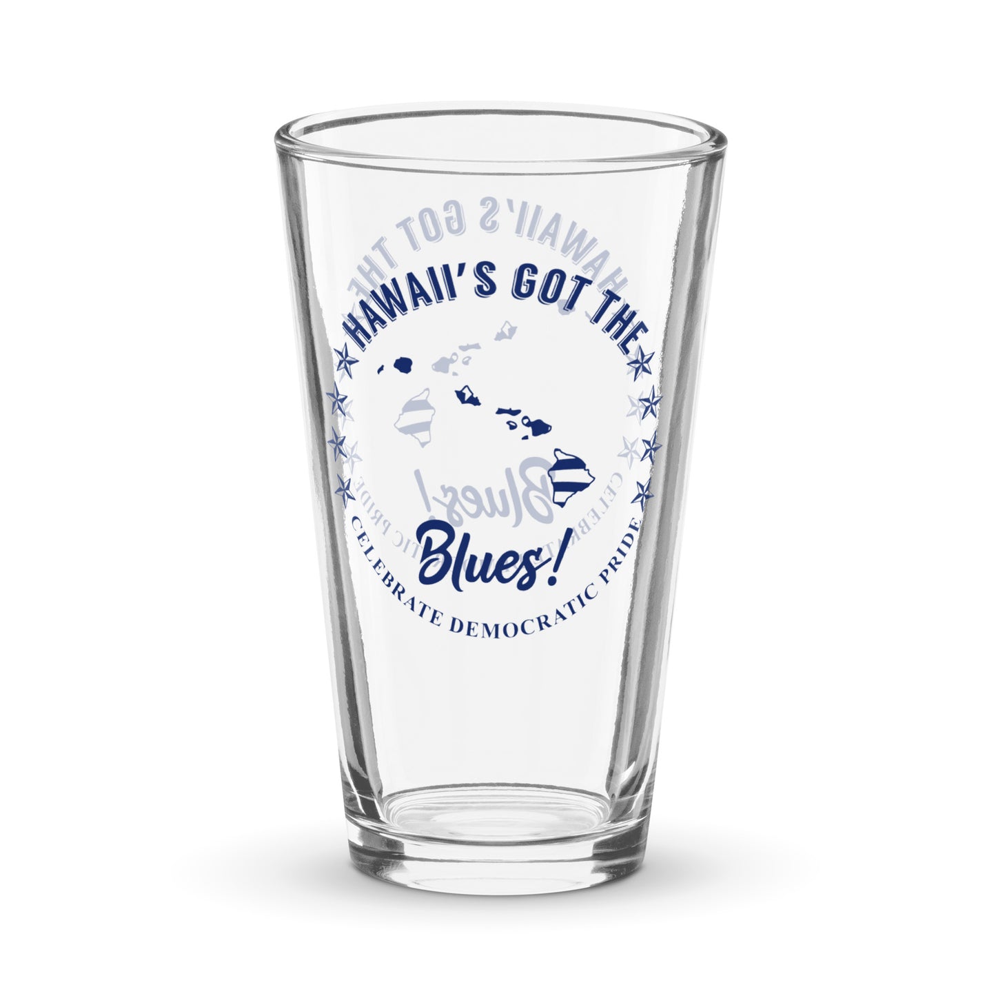 Hawaii Swag flag shaker pint glass