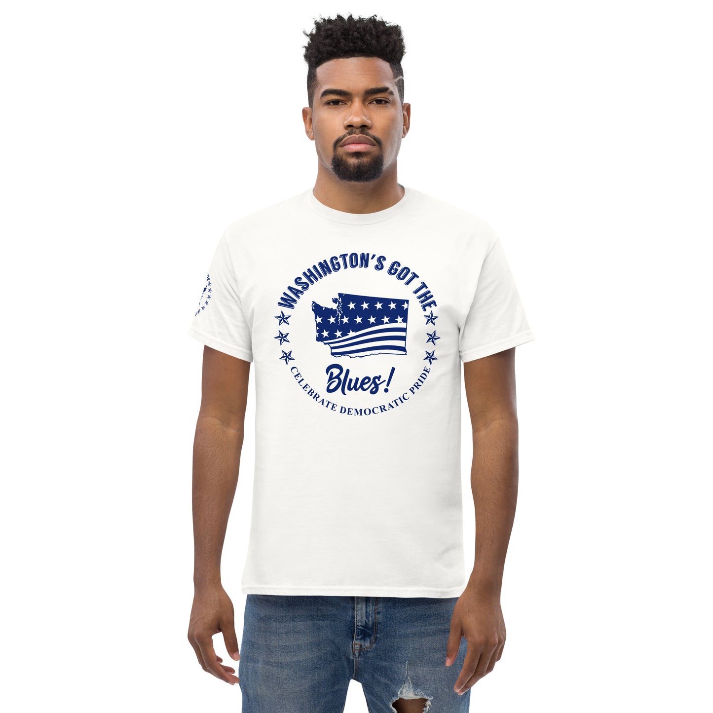 Who’s Got The Blues?® Washington Men's classic tee
