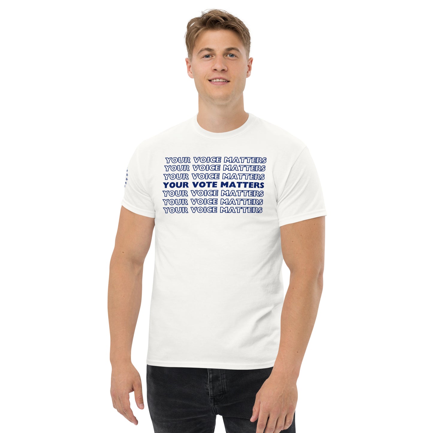 Who’s Got The Blues?® Your Voice Matters Men's classic tee