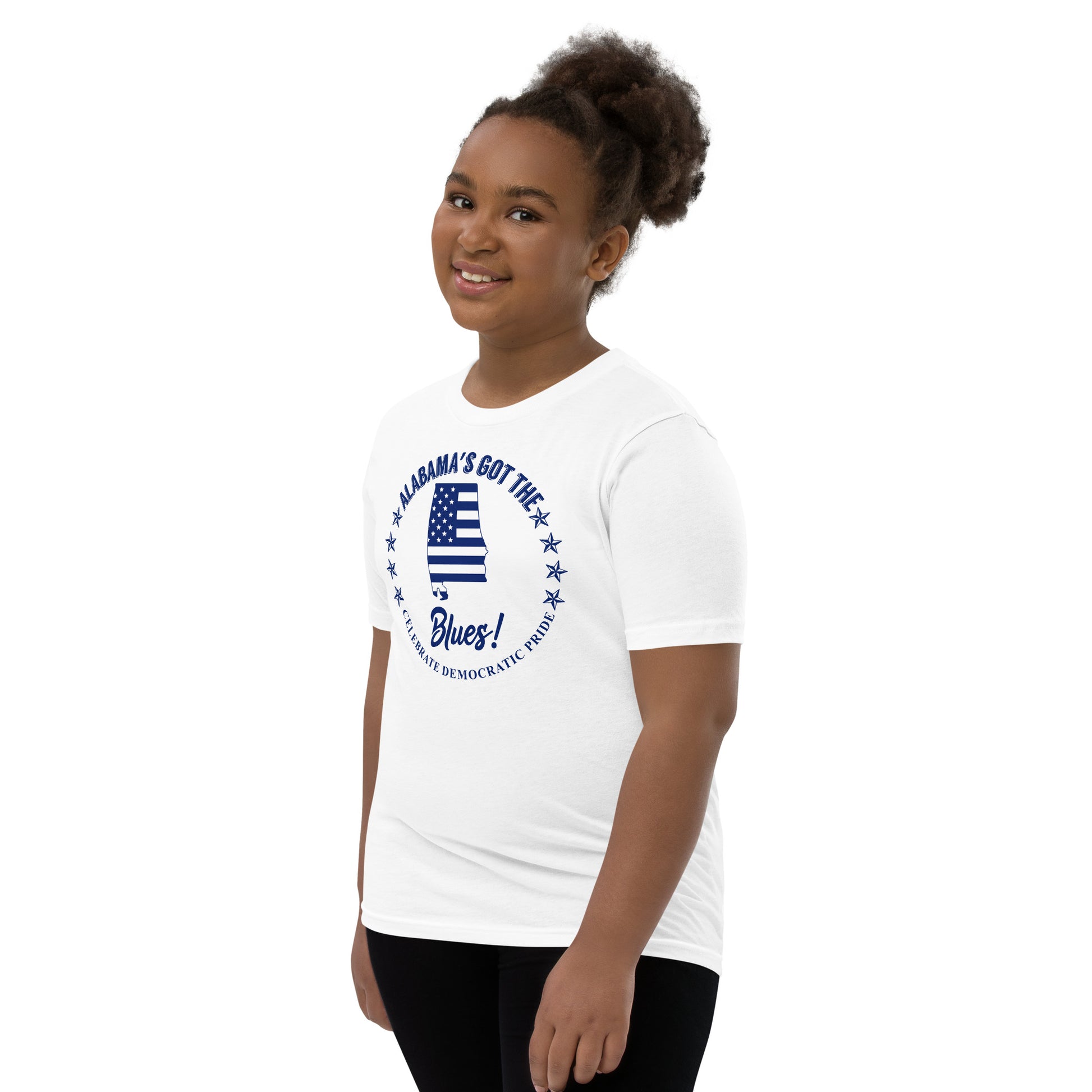 Alabama Girl's Traditional Classic Tee front left