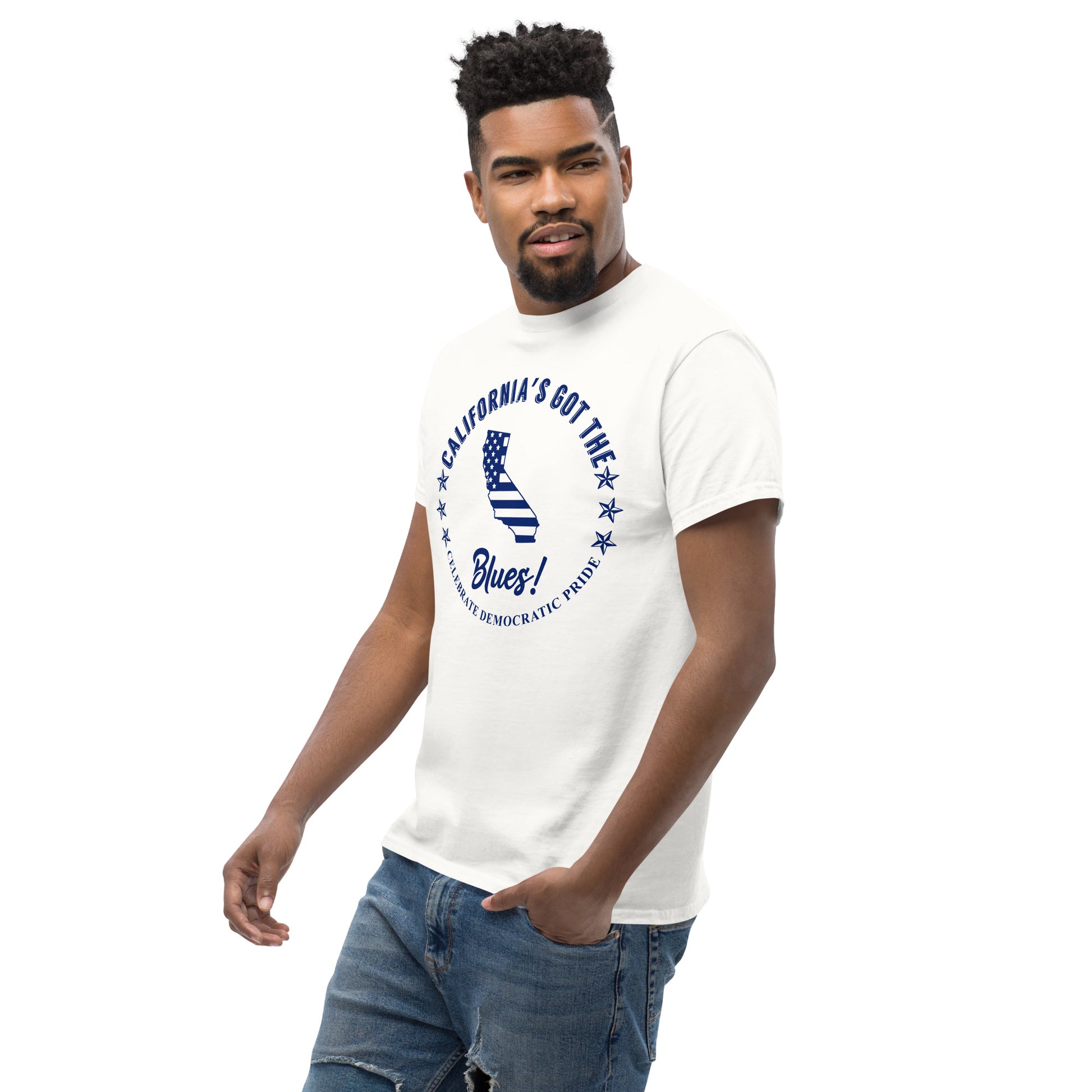 California Men's Traditional Classic Tee front left