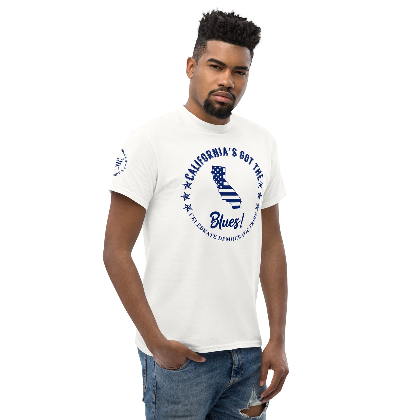 California Men's Traditional Classic Tee front right