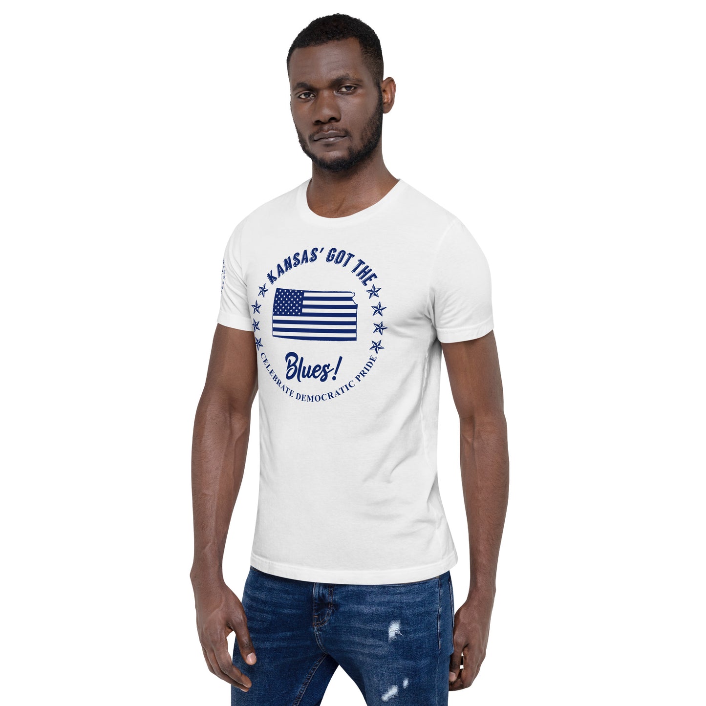 Kansas Men's Traditional Classic Tee front left