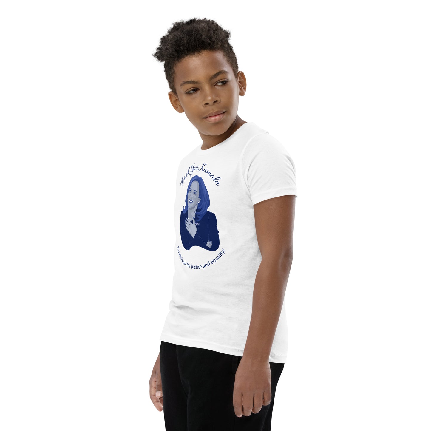 Thank You Kamala Boy's Classic Tee front left