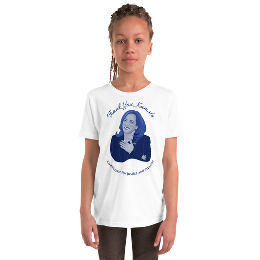 Thank You Kamala Girl's Classic Tee front