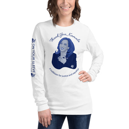 Thank You, Kamala Women's Long Sleeve Tee front
