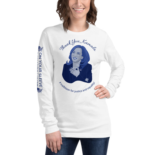 Thank You, Kamala Women's Long Sleeve Tee front