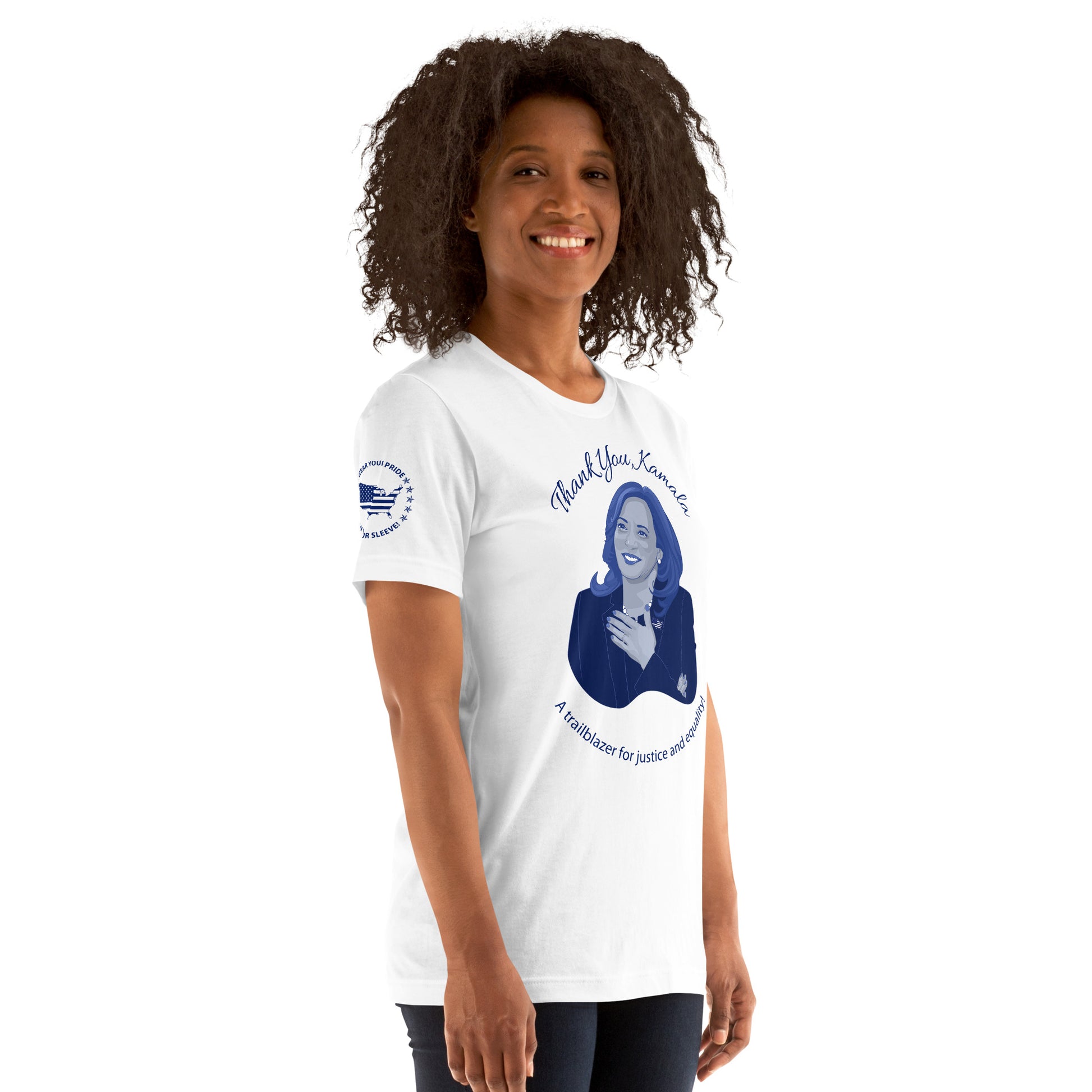 Thank You Kamala Women's Classic Tee front right