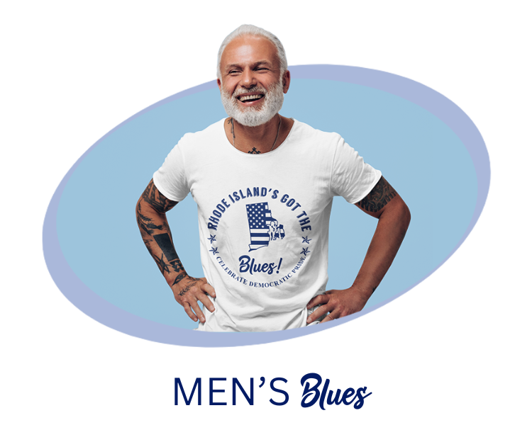 Men's Blues Collections banner oval image