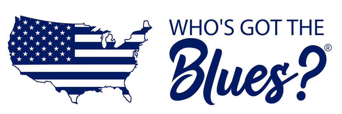 Who's Got The Blues horizontal logo