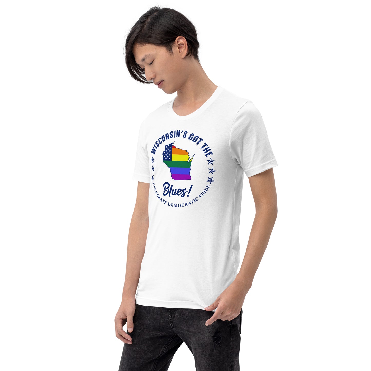 Wisconsin TRUE PRIDE Classic Tee front left