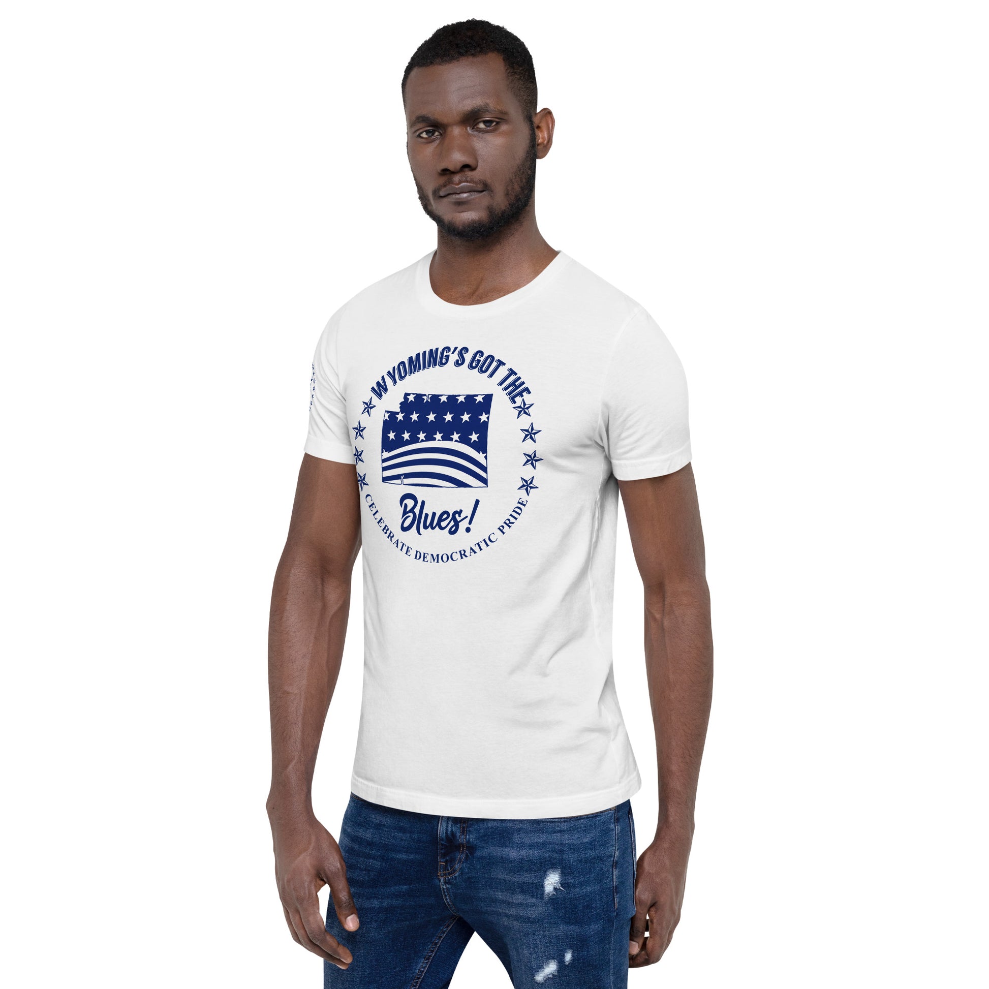 Wyoming Men's Swag Classic Tee front left