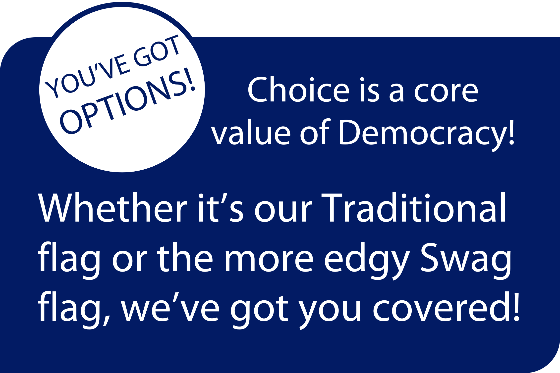 You've Got Options mobile banner