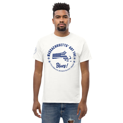 Who’s Got The Blues?® Massachusetts Men's classic tee