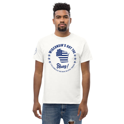 Who’s Got The Blues?® Wisconsin Men's classic tee