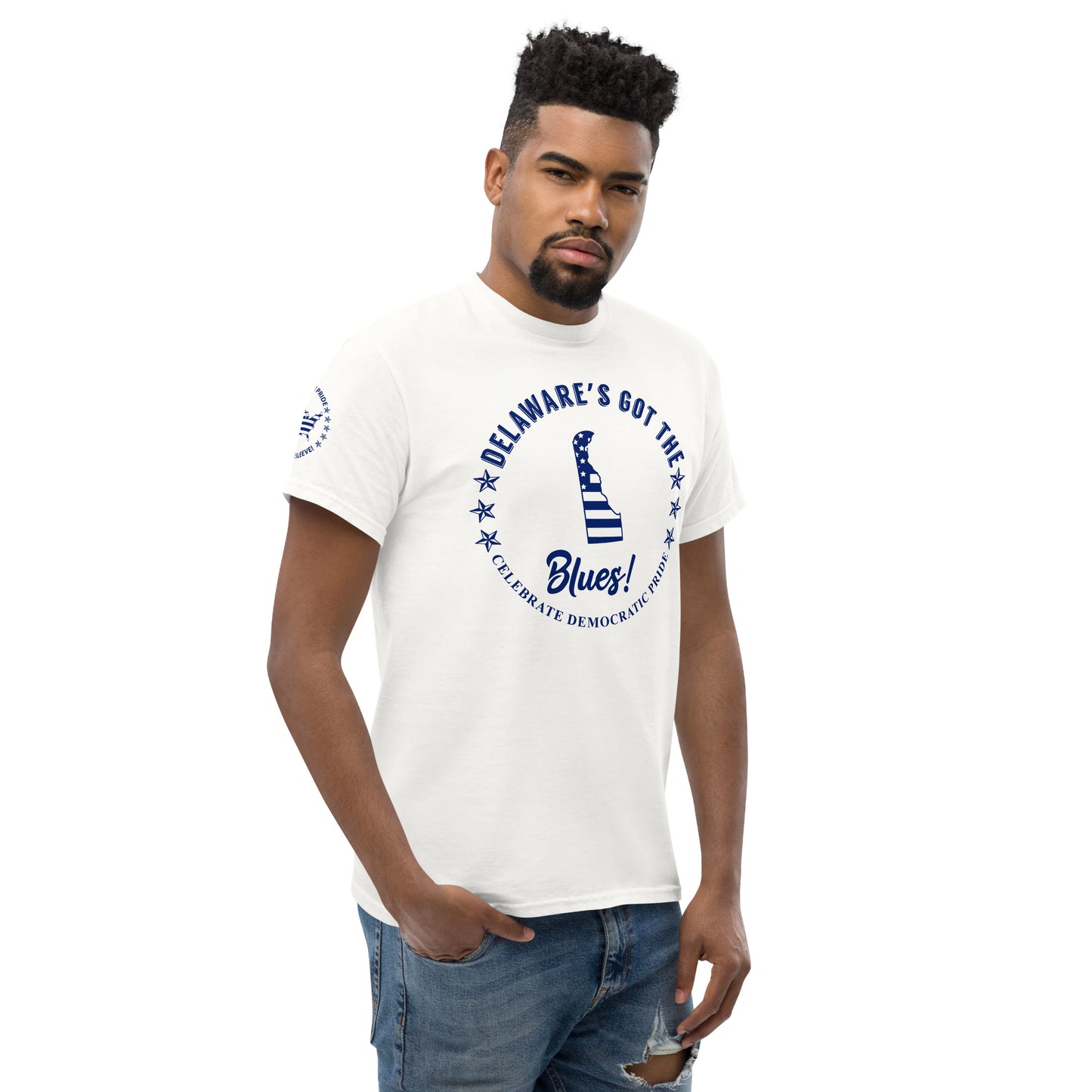 Who’s Got The Blues?® Delaware Men's classic tee