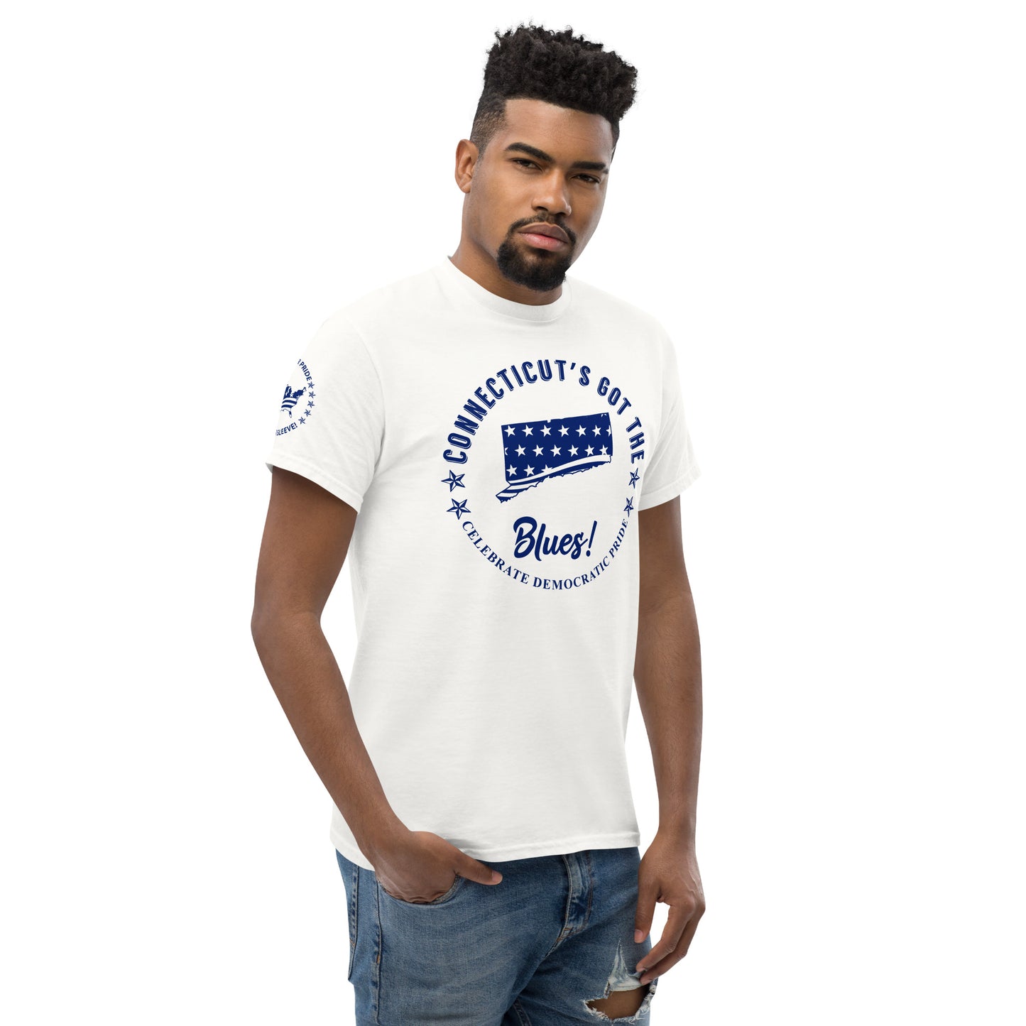 Who’s Got The Blues?® Connecticut Men's classic tee