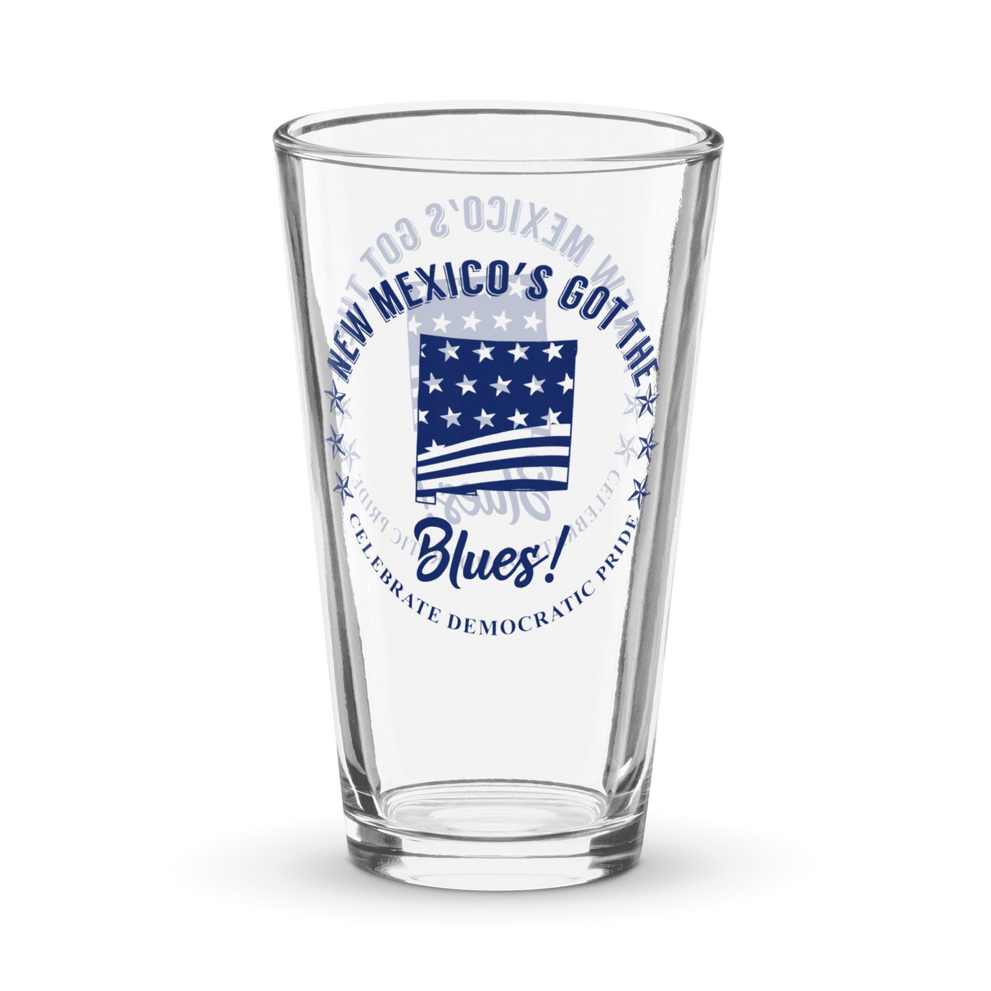 New Mexico Swag flag shaker pint glass