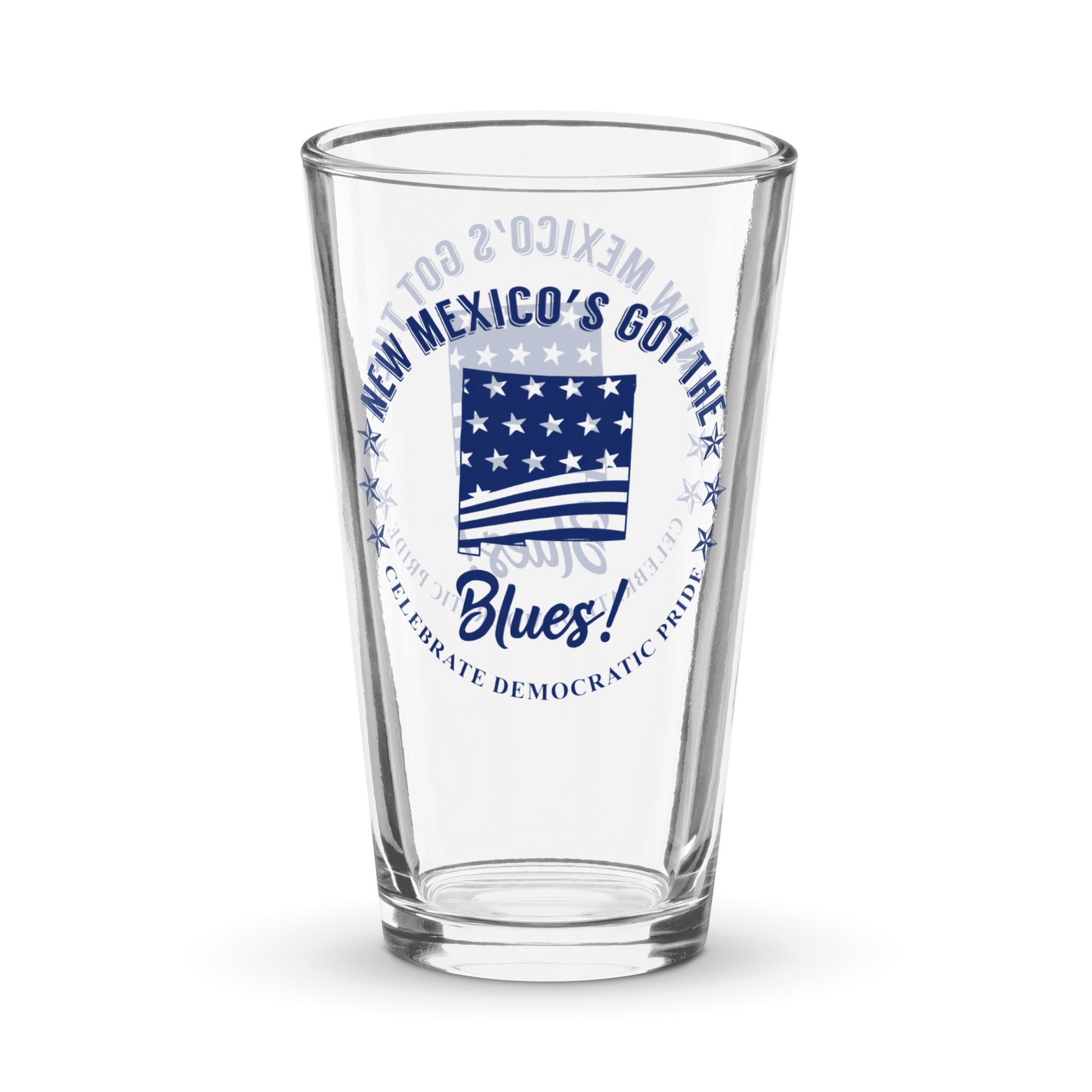 New Mexico Swag flag shaker pint glass