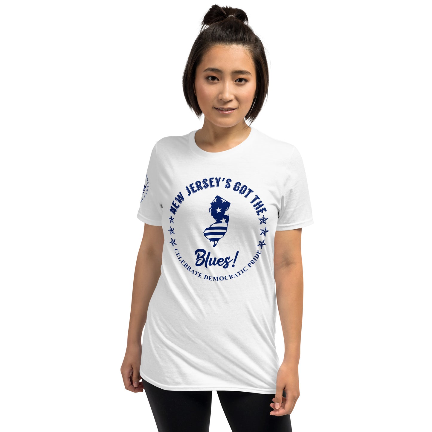 Who’s Got The Blues?® New Jersey Women's classic tee