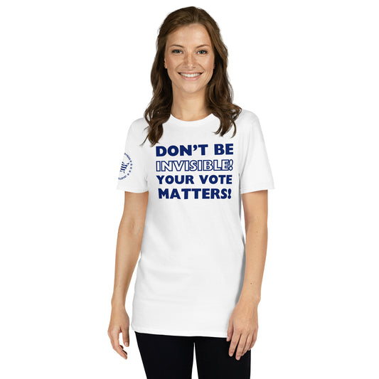 Who’s Got The Blues?® Don't Be Invisible Women's Classic Tee