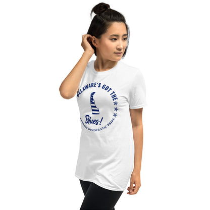 Who’s Got The Blues?® Delaware Women's classic tee