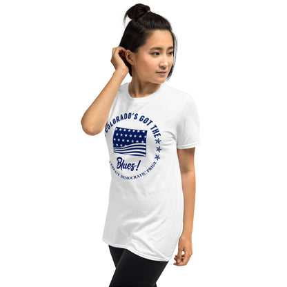 Who’s Got The Blues?® Colorado Women's classic tee