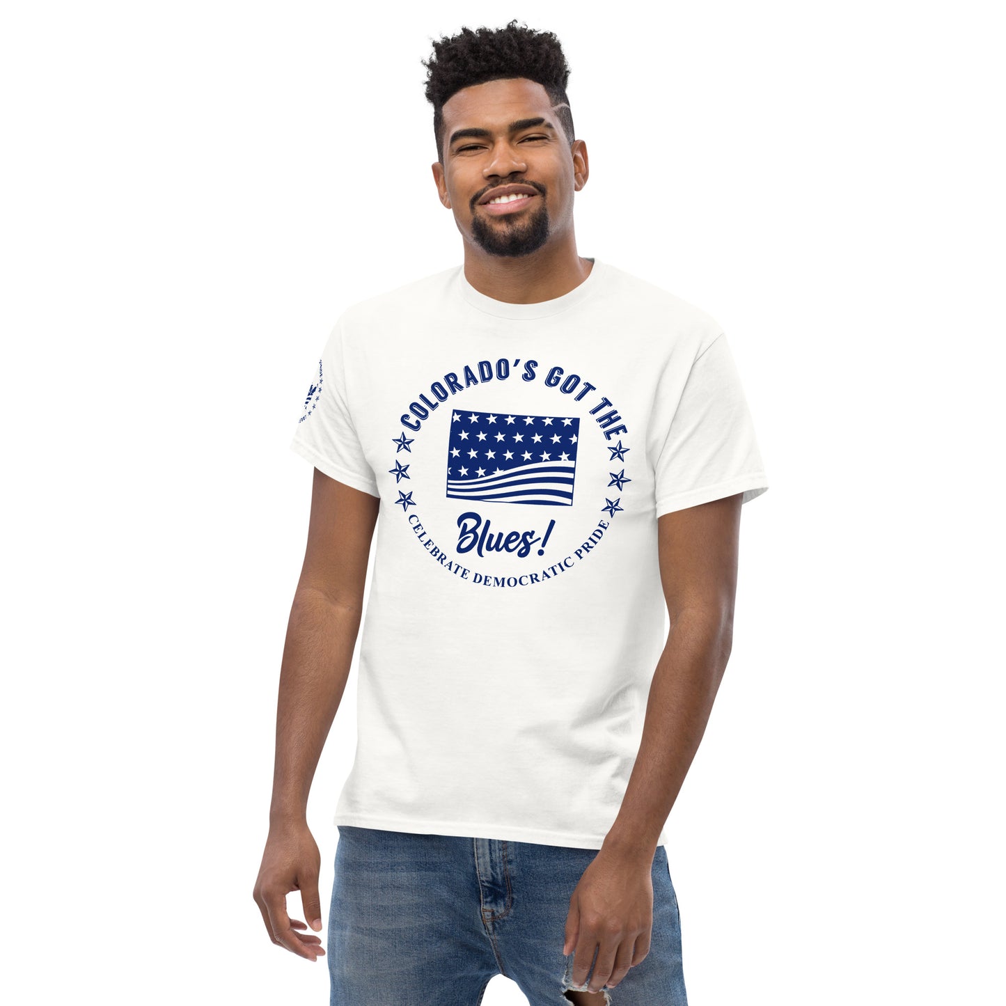 Who’s Got The Blues?® Colorado Men's classic tee