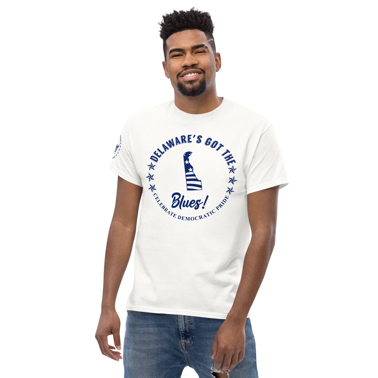 Who’s Got The Blues?® Delaware Men's classic tee