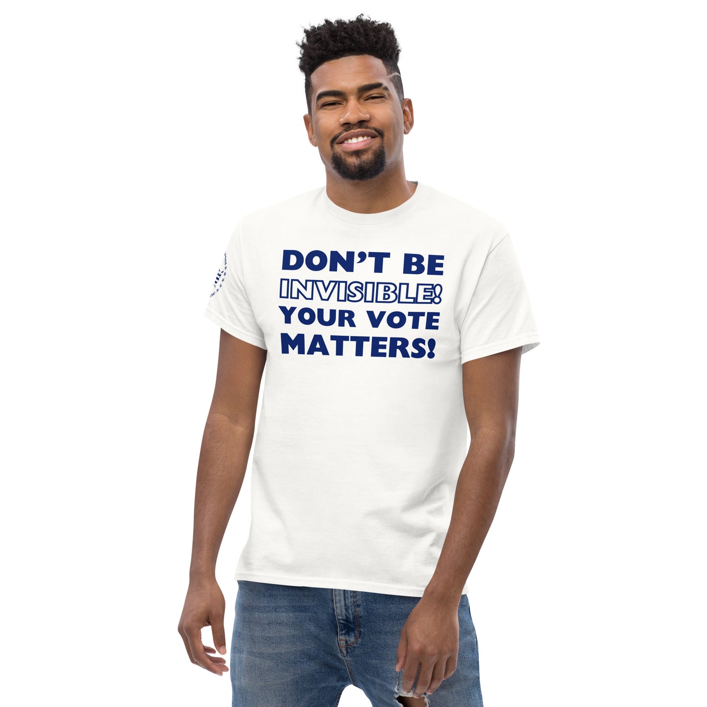 Who’s Got The Blues?® Don't Be Invisible Men's classic tee
