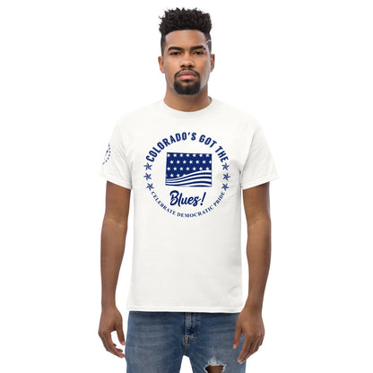 Who’s Got The Blues?® Colorado Men's classic tee
