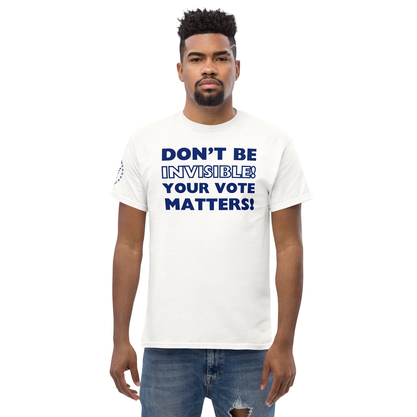 Who’s Got The Blues?® Don't Be Invisible Men's classic tee