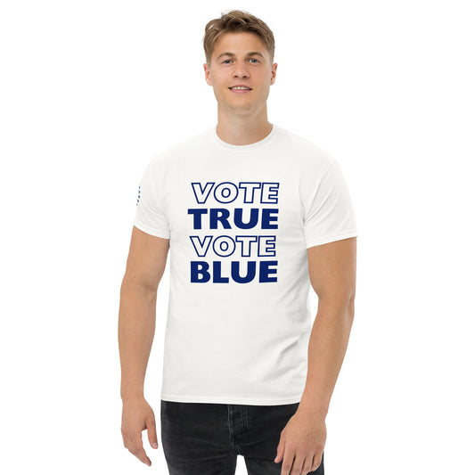 Who’s Got The Blues?® Vote True Vote Blue Men's classic tee