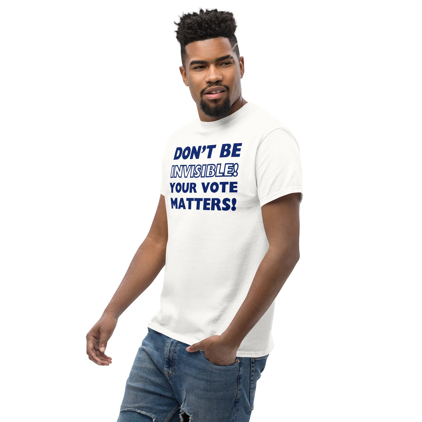 Who’s Got The Blues?® Don't Be Invisible Men's classic tee