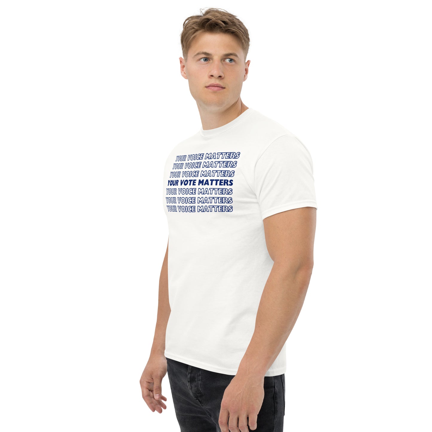 Who’s Got The Blues?® Your Voice Matters Men's classic tee