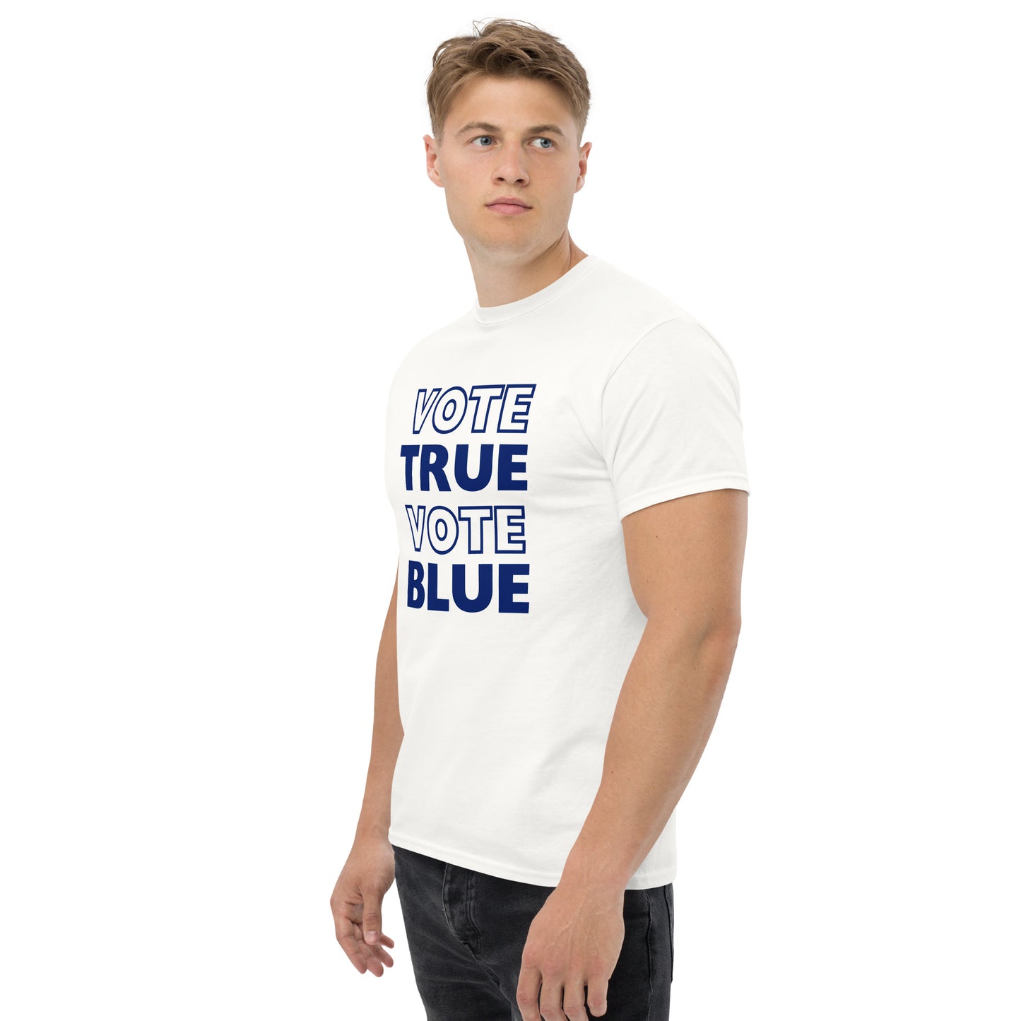 Who’s Got The Blues?® Vote True Vote Blue Men's classic tee