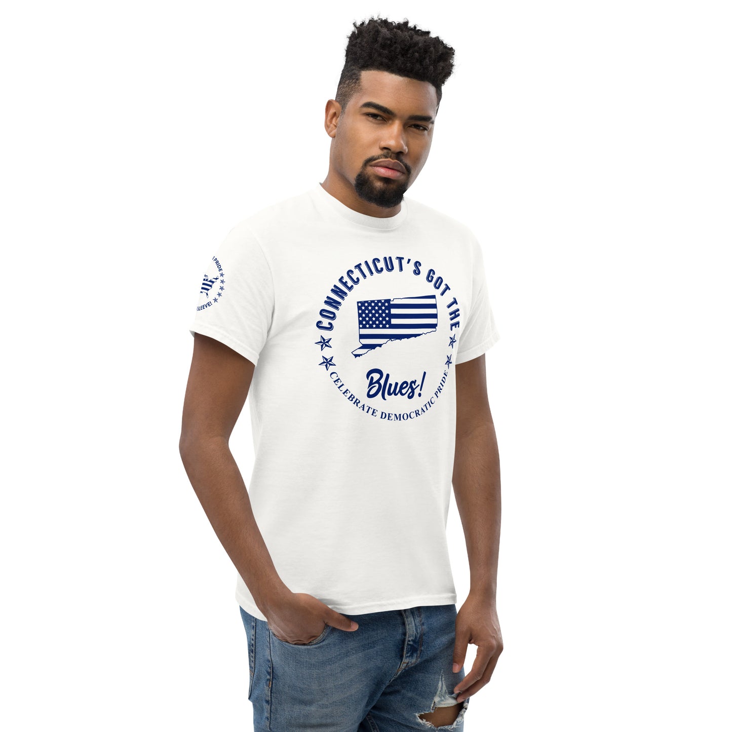 Who’s Got The Blues?® Connecticut Men's classic tee