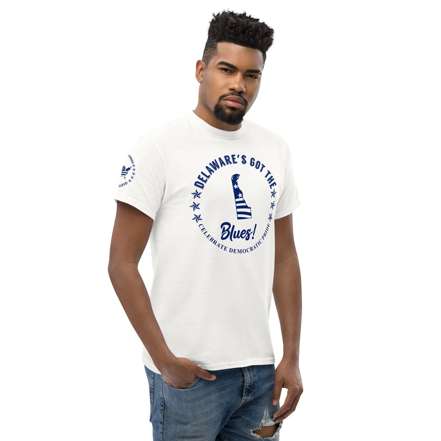 Who’s Got The Blues?® Delaware Men's classic tee