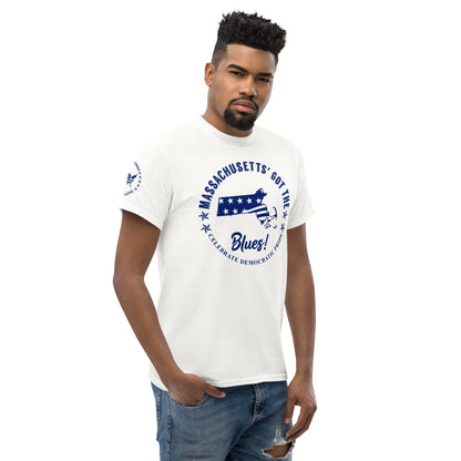 Who’s Got The Blues?® Massachusetts Men's classic tee