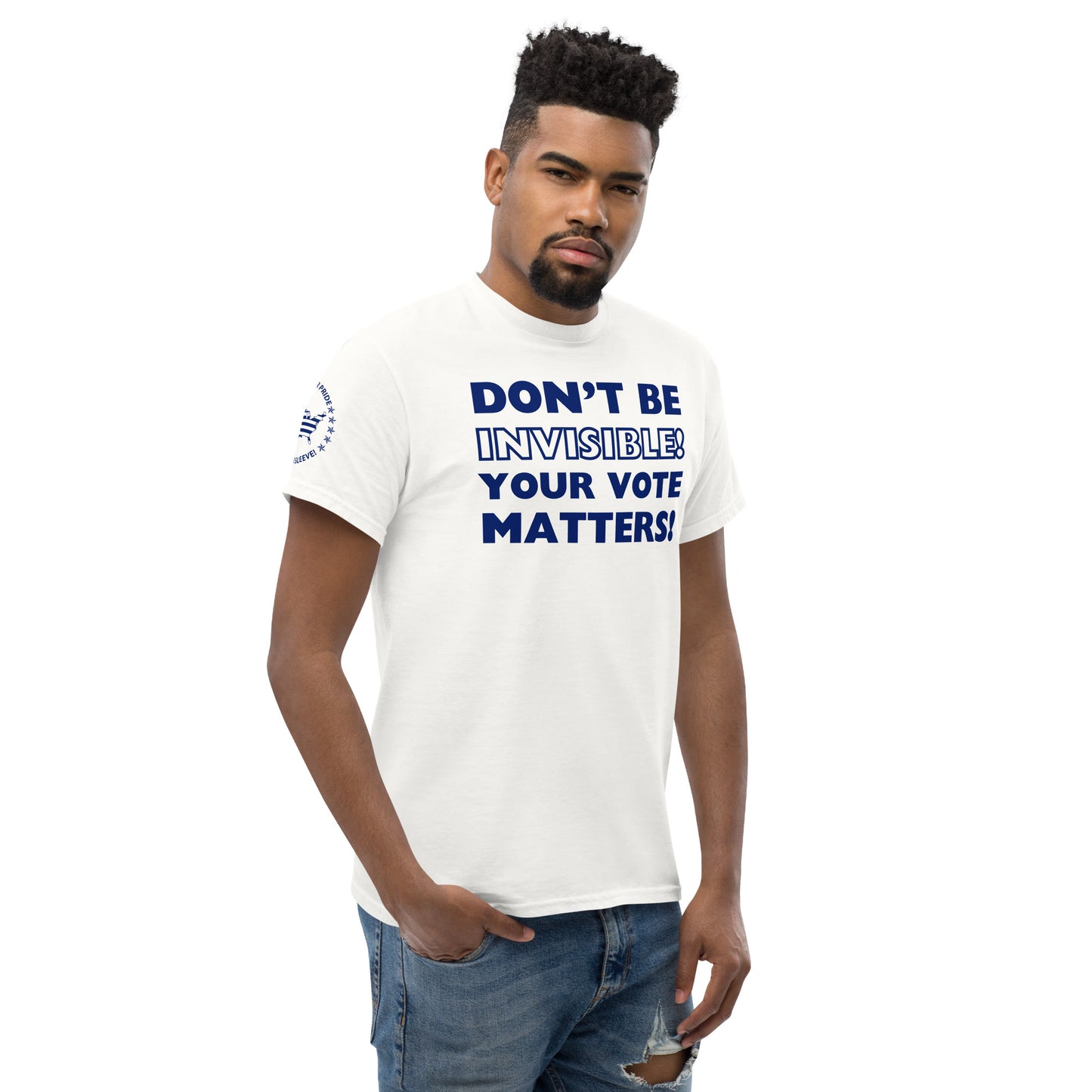 Who’s Got The Blues?® Don't Be Invisible Men's classic tee