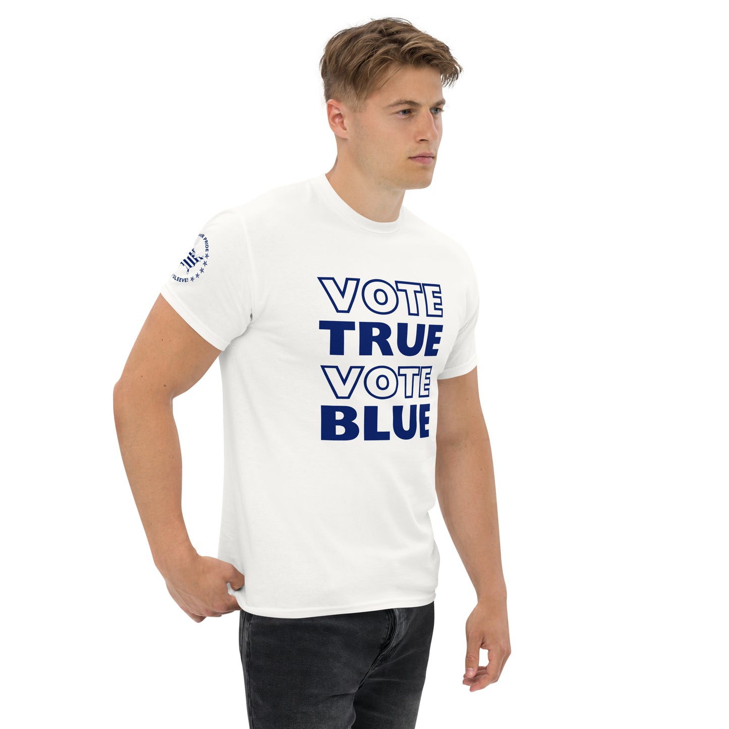 Who’s Got The Blues?® Vote True Vote Blue Men's classic tee
