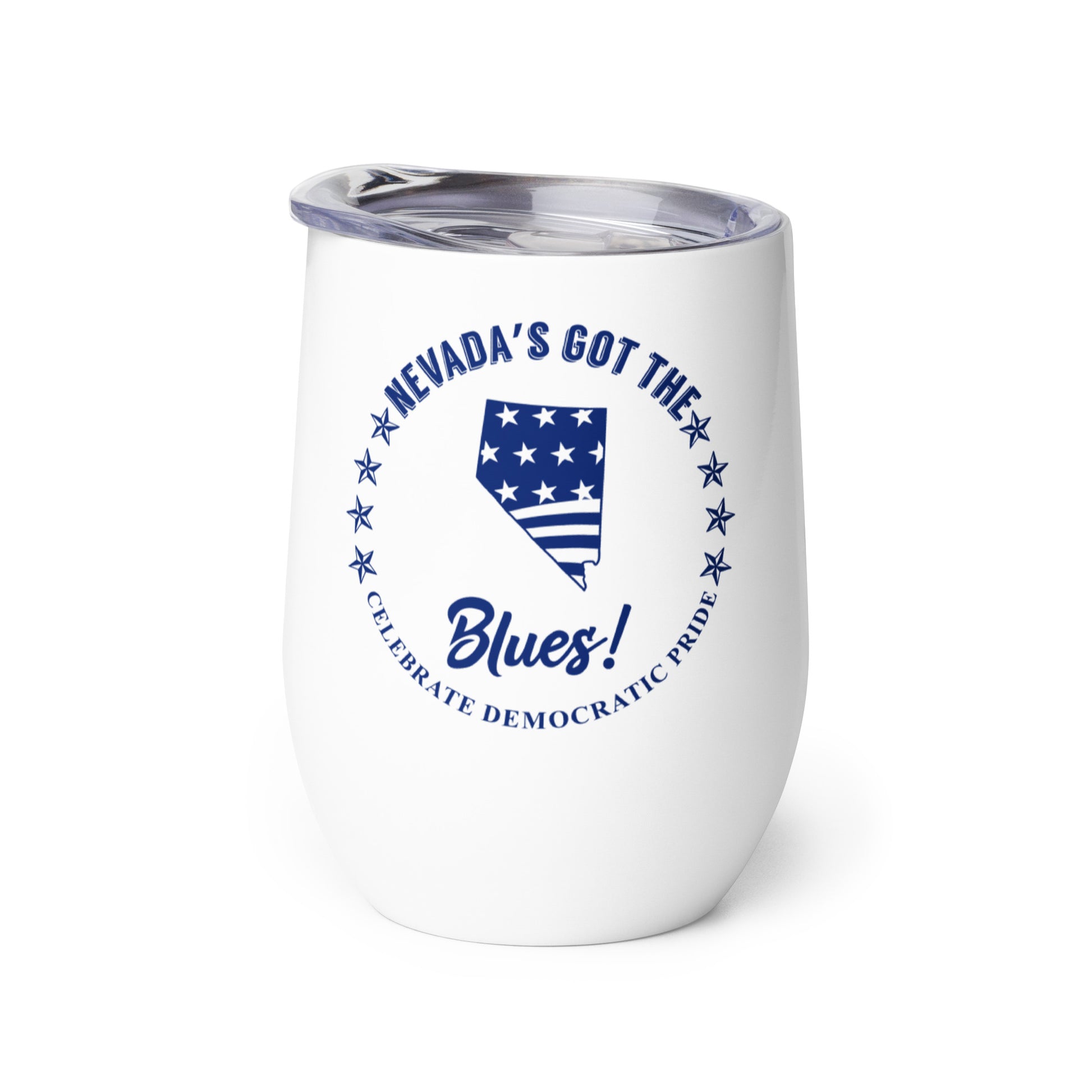 Nevada Swag flag wine tumbler left