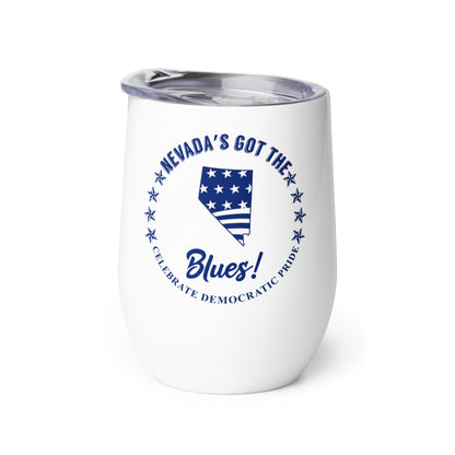 Nevada Swag flag wine tumbler left