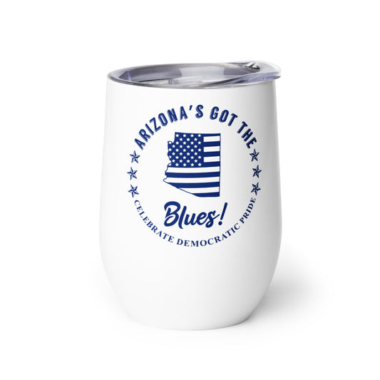 Arizona Traditional flag wine tumbler right
