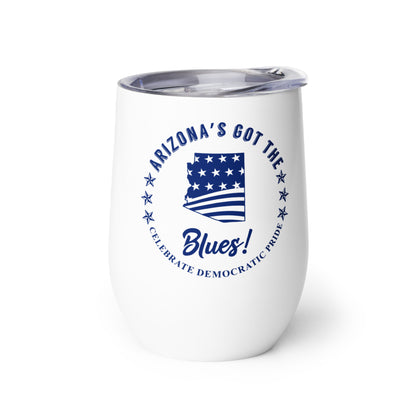Arizona Swag flag wine tumbler right