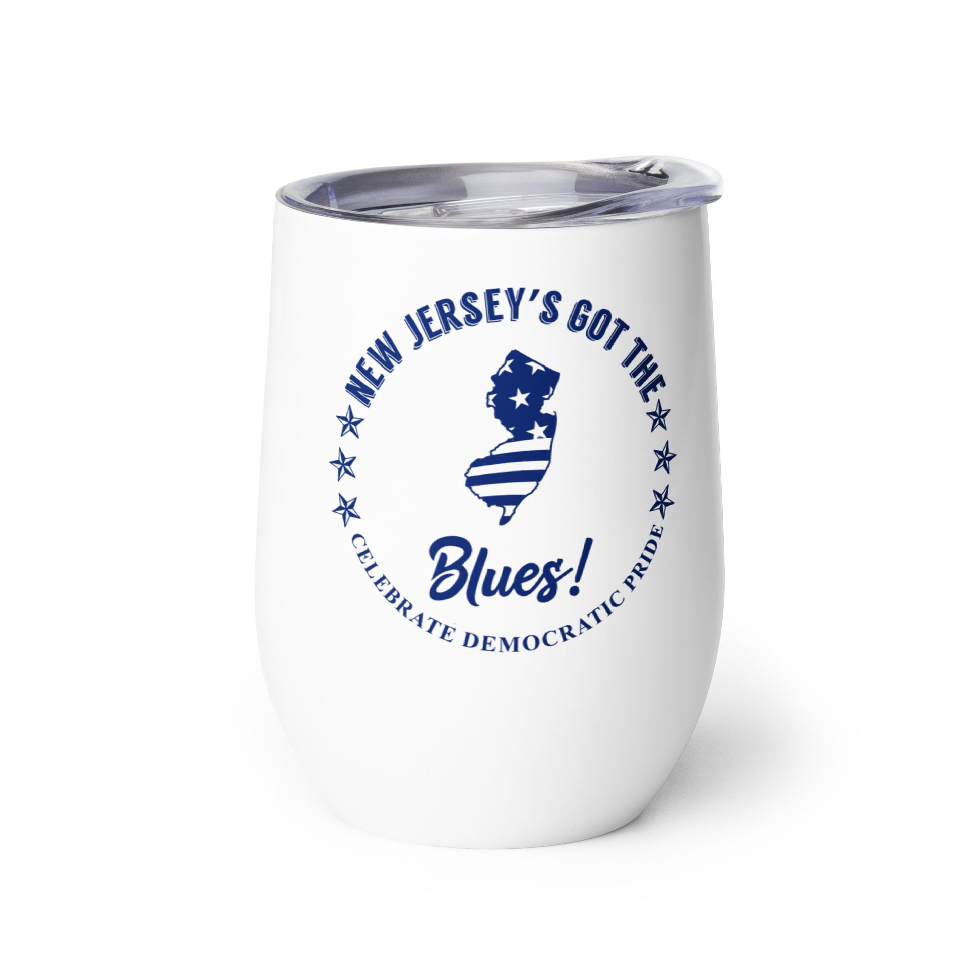 New Jersey Swag flag wine tumbler right