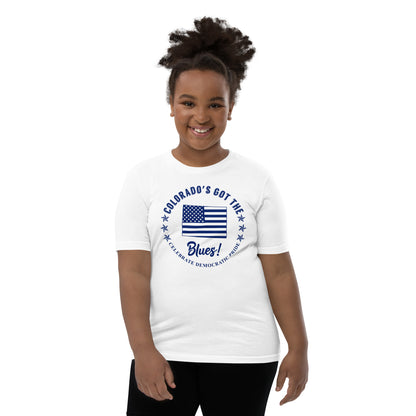Who’s Got The Blues?® Colorado Girl's classic tee