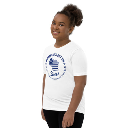 Who’s Got The Blues?® Wisconsin Girl's classic tee